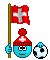03 Flaggenkunterbunt 004 Smiley – Fussball